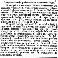 Księgi ludności, 1915