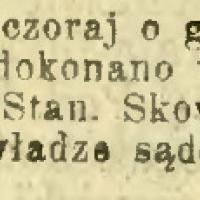 Morderstwo, 1915