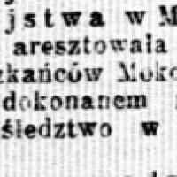 Echa zabójstwa, 1915