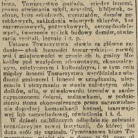 Powstaje Towarzystwo Przyjaciół Mokotowa, 1916