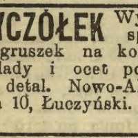 Owoce z Wyczółek, 1916