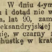 Zaginiona lat 90, 1916
