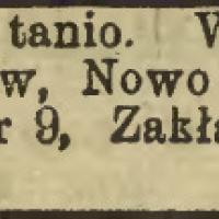 Króliki tanio, 1916