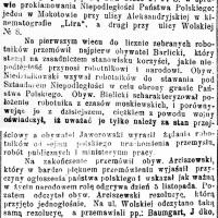 Wiec w sprawie ogłoszenia Niepodległości, 1916