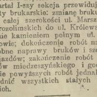 Przebrukowanie Grodzkiej, 1917