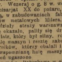 Pożar w fabryce, 1917