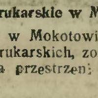 Roboty brukarskie, 1917