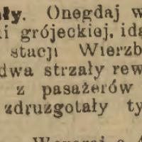 Dwa strzały, 1917