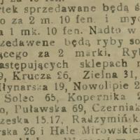 Ryby po funcie, 1917
