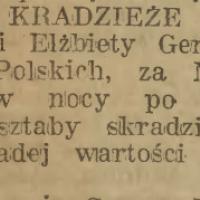 Skradziono konia, 1918