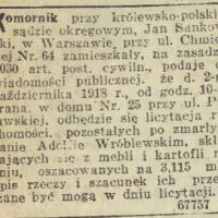 Meble i kartofle Meble i kartofle, 1918