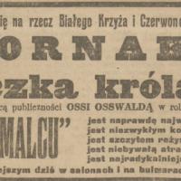 Jedynaczka króla szmalcu, 1919