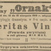 Prawda zwycięża, 1919