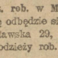Na klub młodzieży, 1919