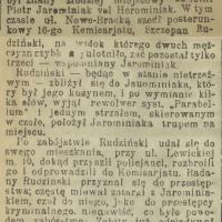 Policjant zabójcą, 1920