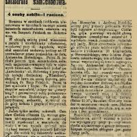 Katastrofa samochodowa, 1920