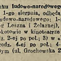 Wiec w kinoteatrze, 1920