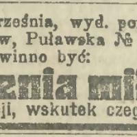 Nie miłosne noce tylko marzenia, 1920