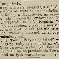 Budynek dla TPD, 1920