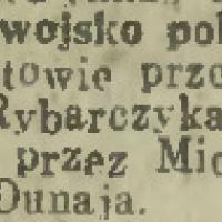 Sąd na wojsko, 1921