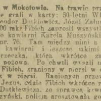 Zabójstwo w Mokotowie, 1921