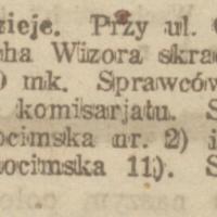 Nieletni złodzieje. 1921