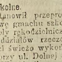Gmach szkolny Gmach szkolny, 1921