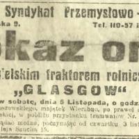 Pokaz orki, 1921