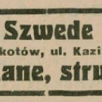 Pasy skórzane, skóry i troki Pasy skórzane, skóry i troki, 1922