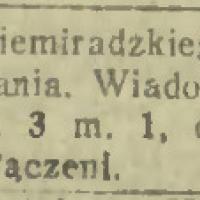 Siemiradzki bez pośredników, 1922