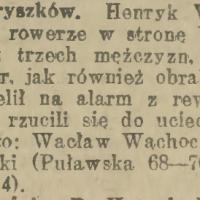 Schwytanie opryszków, 1922