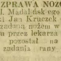 Rozprawa nożowa, 1922
