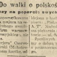 W Polsce po polsku, 1922