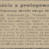 Ostrożnie z protegowanymi, 1922