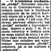 Pieszo do pracy, 1922