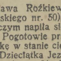Desperatka, 1923