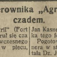 Zatruty czadem, 1923
