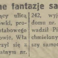 Fantazje kierowców, 1923