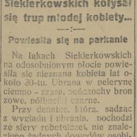 Na dalekich łąkach, 1923