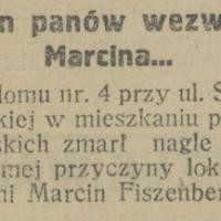 Pan panów wezwał Marcina Pan panów wezwał Marcina, 1923