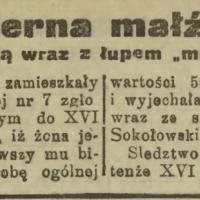 Niewierna małżonka Niewierna małżonka, 1923