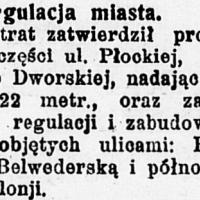 Regulacja, 1923