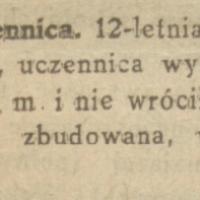Zaginiona uczennica Zaginiona uczennica, 1924