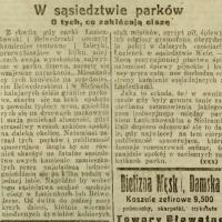 Od świtu do zmierzchu, 1924