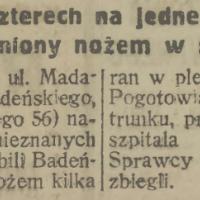 Czterech na jednego, 1924