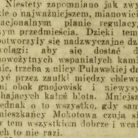 Mieszkańców nie razi. Warunki życia. 1924