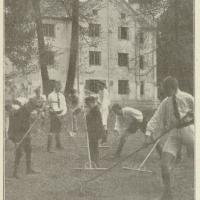 Zajęcia ogrodnicze, Gimnazjum Gizyckiego, 1924