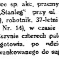 Wypadek w Stanlegu