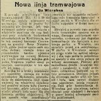 Linja do Wierzbna, 1924