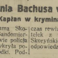 Tajna świątynia Bachusa, 1925